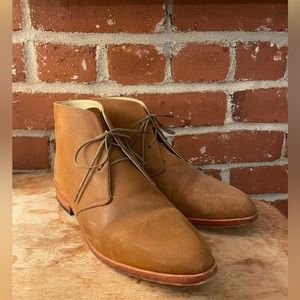 Nisolo suede Isa boot size 8.5 in Oak Brown